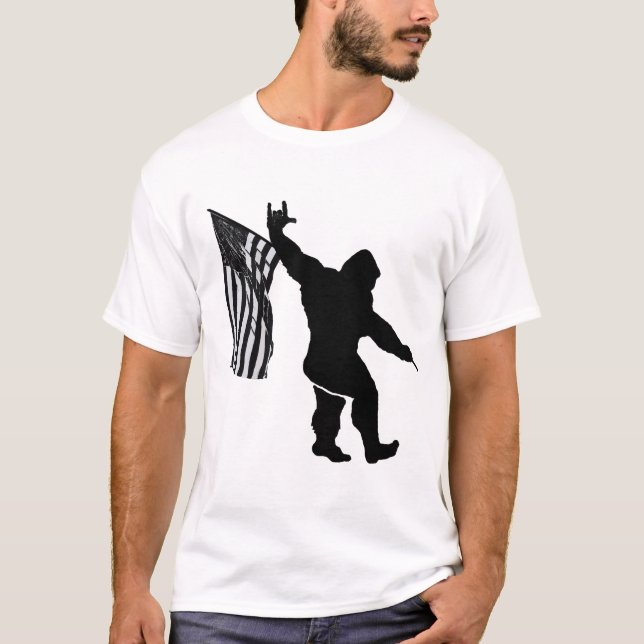 T-shirt Bigfoot patriote  (Devant)