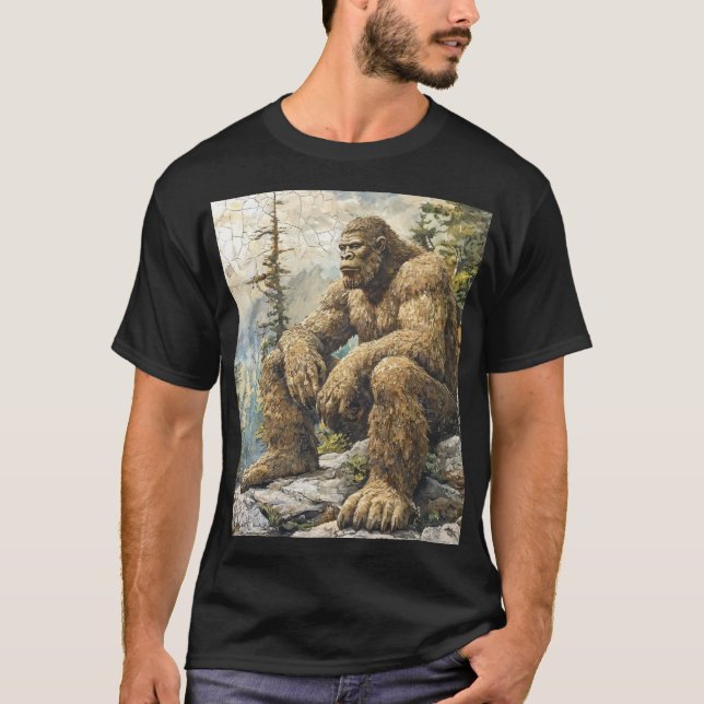 T-shirt Bigfoot pour hommes  (Devant)