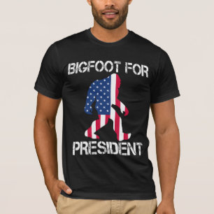T-shirt Bigfoot pour le président Funny Bigfoot