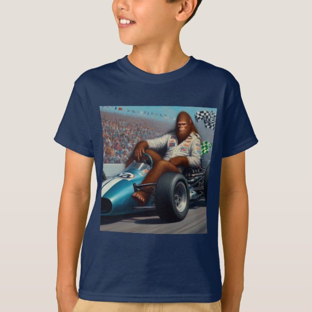 T-shirt Bigfoot Racecar (Devant)