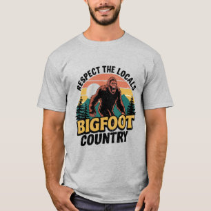 T-shirt Bigfoot : Respectez Les Locaux