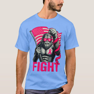 T-shirt Bigfoot Ruban Rose Lutte Contre Cancer Sein Sensib