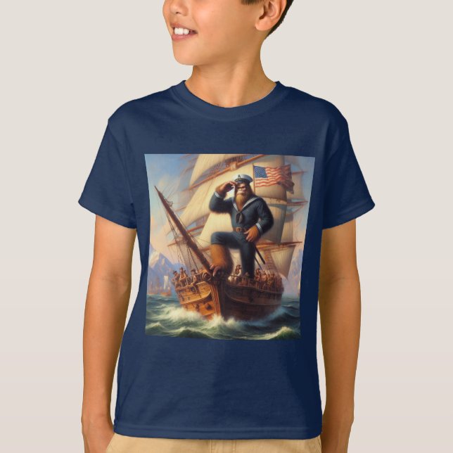 T-shirt Bigfoot Sailor (Devant)