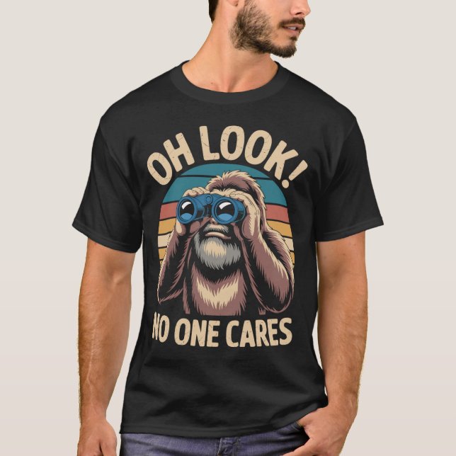 T-shirt Bigfoot sarcastique (Devant)