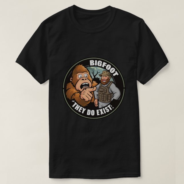 T-shirt Bigfoot Sasquatch (Design devant)