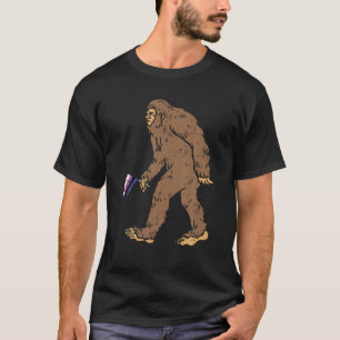 T-shirt Bigfoot Sasquatch Genderfluide Flag Pride Non bina