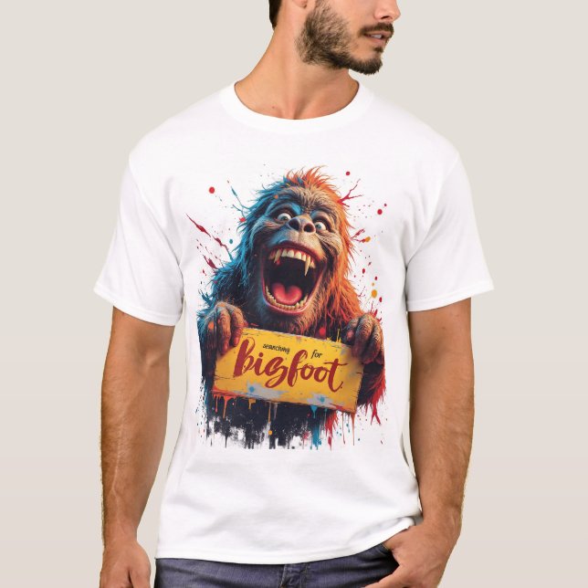 T-shirt Bigfoot Sasquatch Yéti Monstre Créature (Devant)