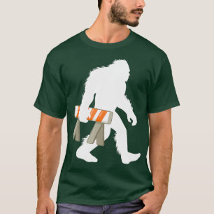 T-shirt Bigfoot Sécurité Édifice routier Sasquatch Cons