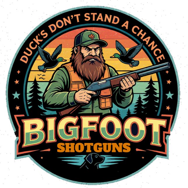 T-shirt Bigfoot Shotguns Duck's Don't Stand a Chance (Créateur téléchargé)