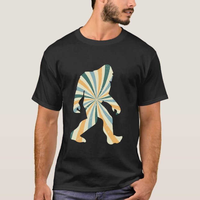 T-shirt Bigfoot Squatchy Rétro Style 90s (Devant)