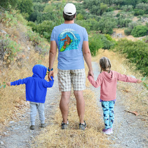 T-shirt Bigfoot Surfant sur les Vagues Amusement Sasquatch