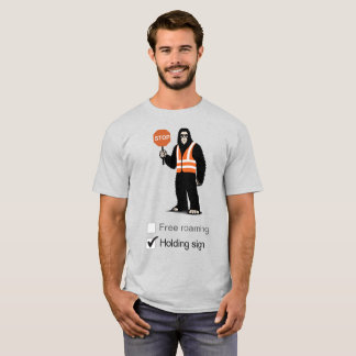 T-shirt Bigfoot travaille comme contrôleur de circ