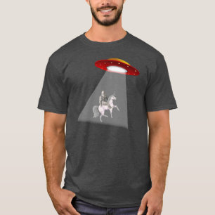 T-shirt Bigfoot Unicorn UFO Abduction