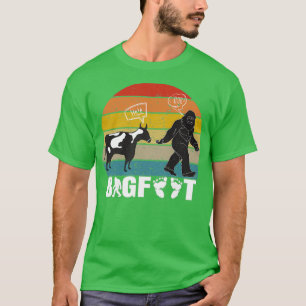 T-shirt Bigfoot Vintage avec vache