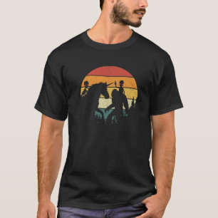 T-shirt Bigfoot Walking Unicorn Drôle Alien équitation Uni