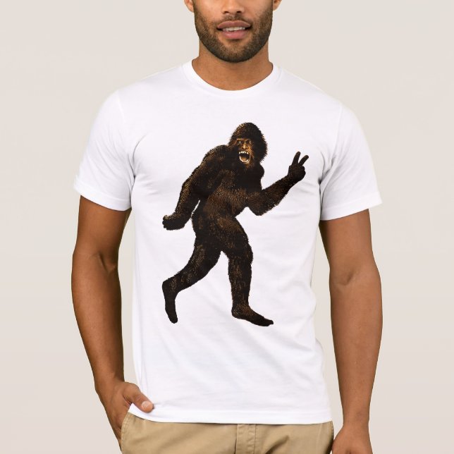 T-shirt Bigfoot Yetti Sasquatch (Devant)