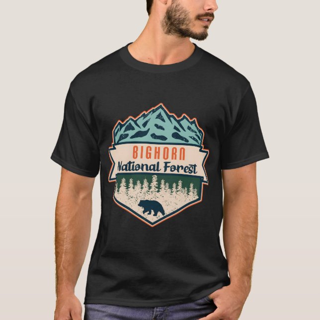 T-shirt Bighorn National Forest � Spirit of the Mountains (Devant)