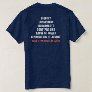 T-shirt Bigoterie Collusion Emoluments Obstruction Impress