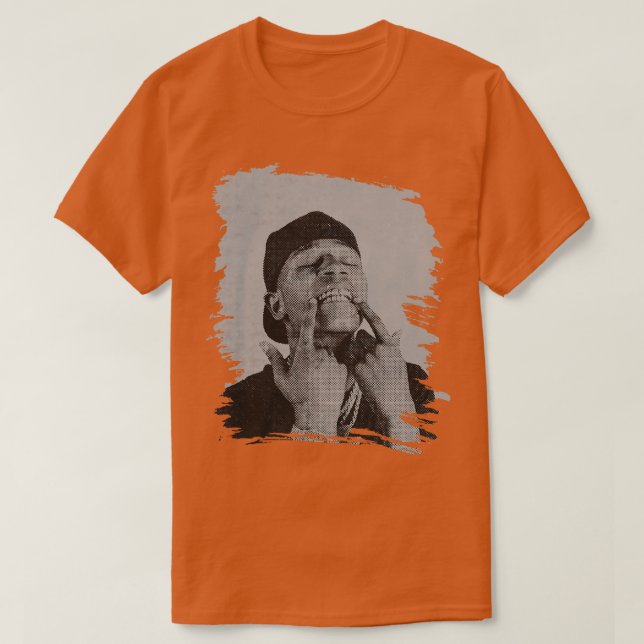 T-shirt Bigscarr Retro poster (Design devant)