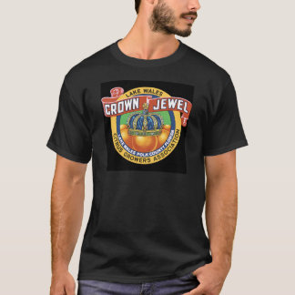 T-shirt Bijou de la Couronne du lac de Galles Orange