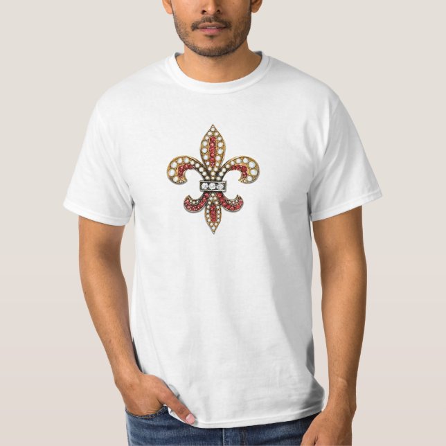 T-shirt Bijou la Nouvelle-Orléans de Flor De Lis Fleur De (Devant)
