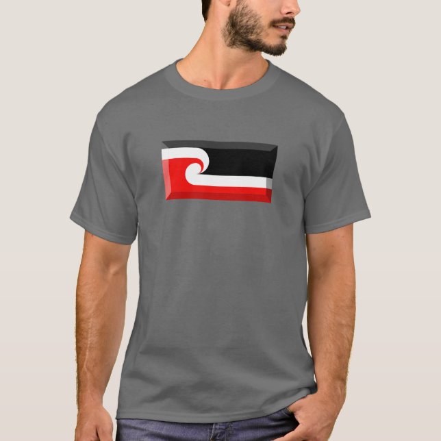 T-shirt Bijou maori de drapeau (Devant)