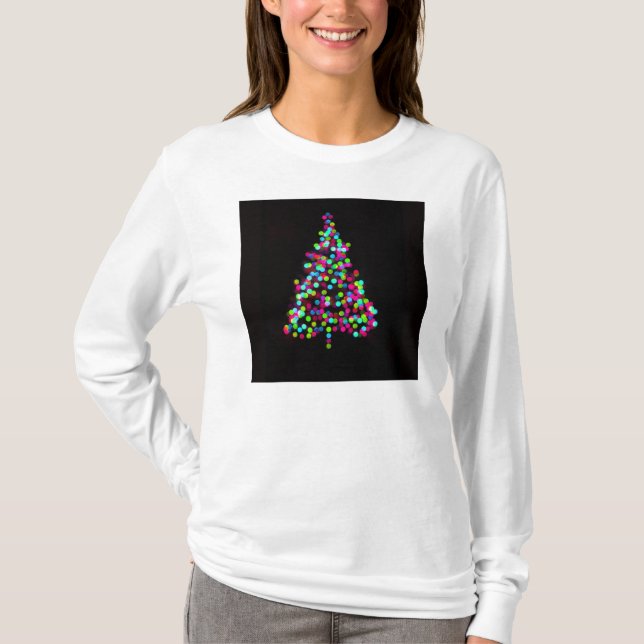 T-shirt Bijoux en sapin de Noël (Devant)