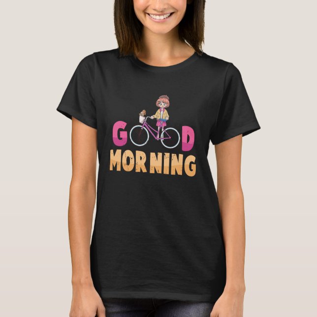 T-shirt Bike  Good Morning  Biker  Exercise  Workout  Athe (Devant)
