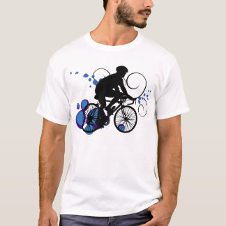 T-shirt Bike Rider - Bleu