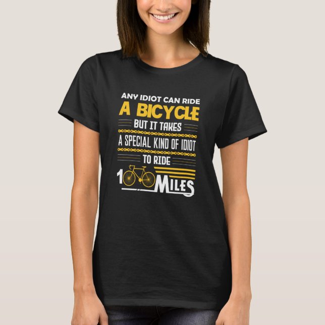 T-shirt Bike Tees Biker Tee Cyclist Tops Mountain Biking (Devant)