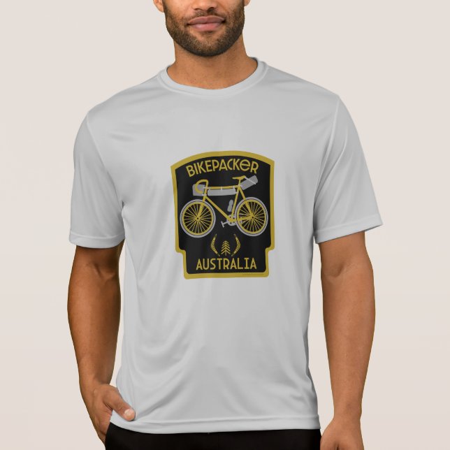 T-shirt Bikepacking Australie (Devant)