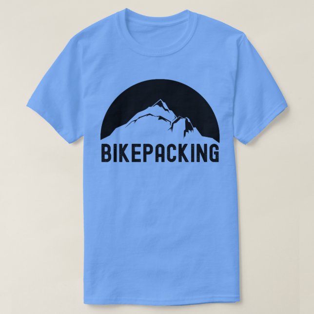 T-shirt Bikepacking Bike Camping Cadeau (Design devant)