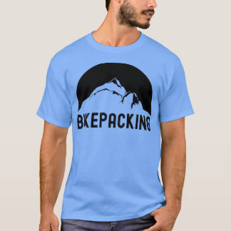 T-shirt Bikepacking Bike Camping Cadeau