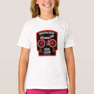 T-shirt Bikepacking Débordement Tourisme Camping