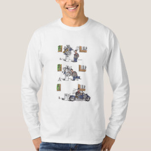 T-shirt Biker At Museum chemise à manches longues