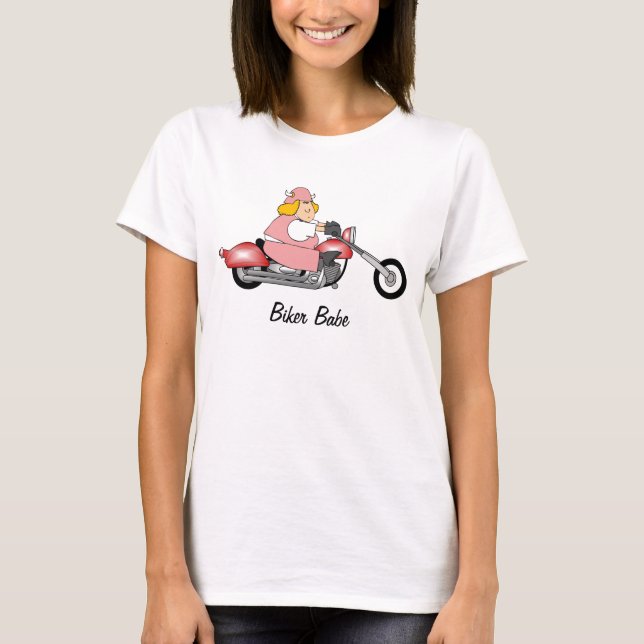 T-shirt Biker Babe (Devant)