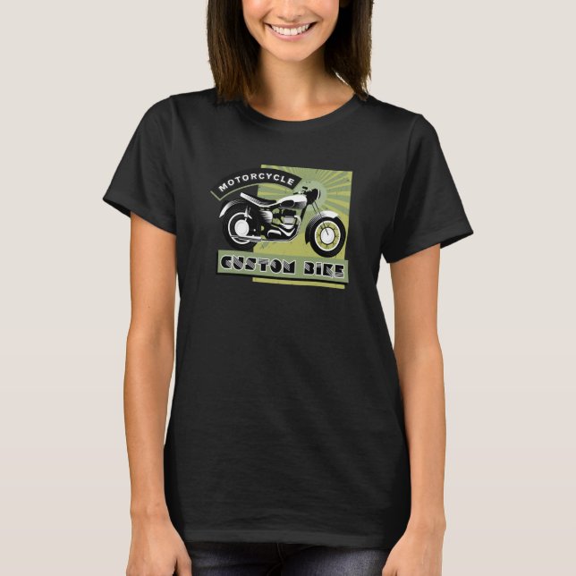 T-shirt Biker Clothing Ride Legendary Motorcycles (Devant)
