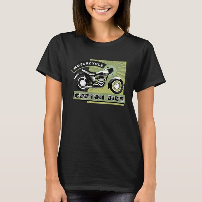 T-shirt Biker Clothing Ride Legendary Motorcycles (Devant)