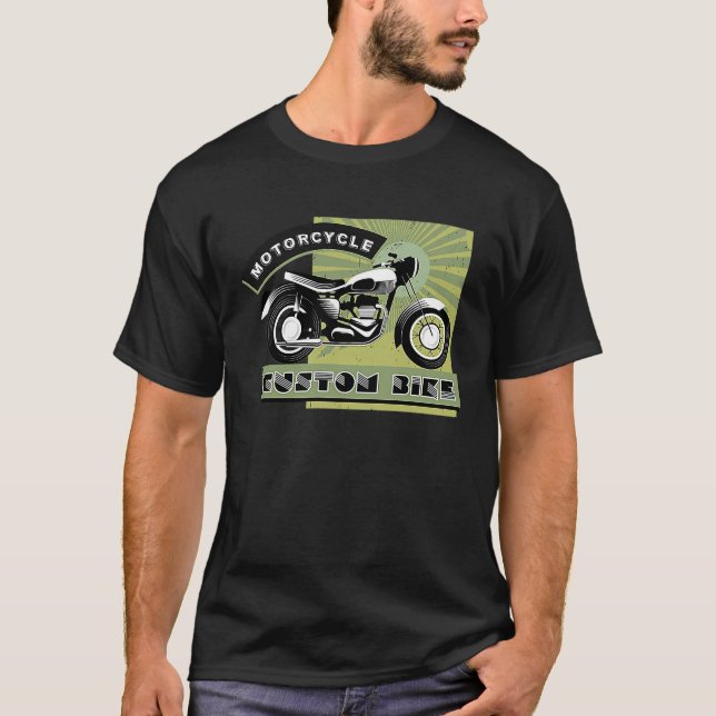 T-shirt Biker Clothing Ride Legendary Motorcycles (Devant)