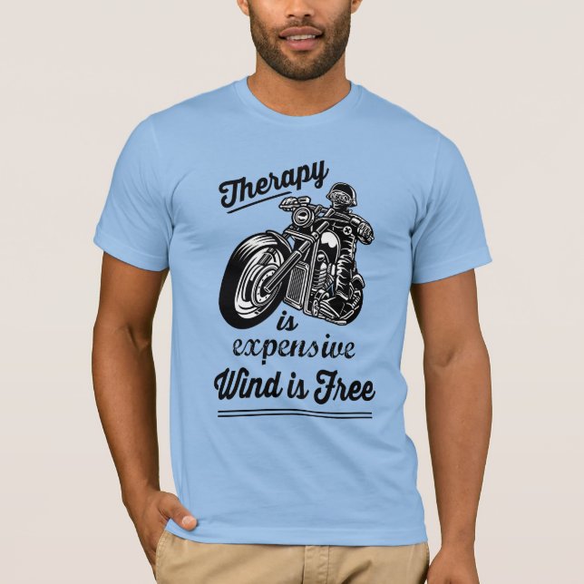 T-shirt Biker Motorcycle Rider  (Devant)