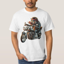 T-Shirt Biker Road Hog | Conception de moto Hog re