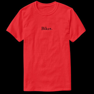 T-shirt biker rouge - Moto