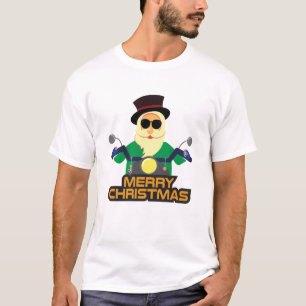 T-Shirt Biker Santa