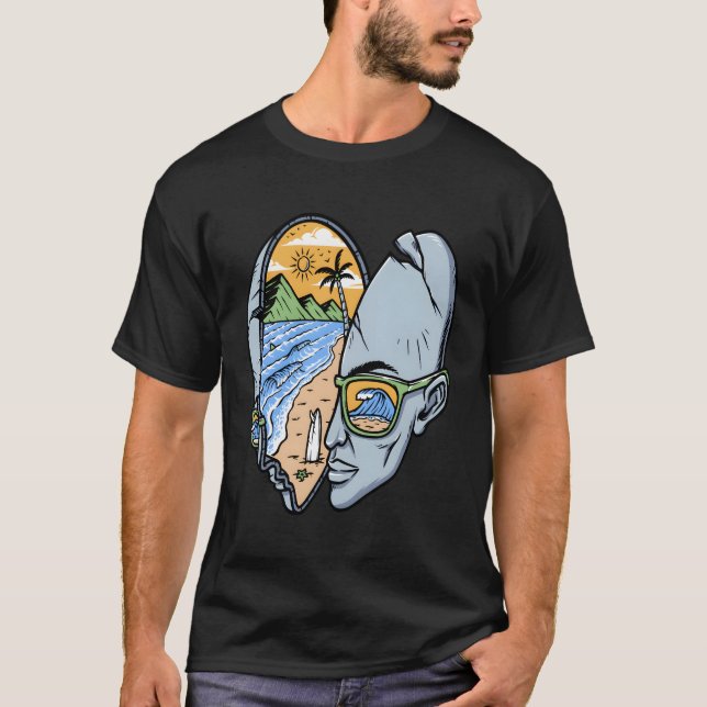 T-shirt Biker Skeleton Mystic Death Bone (Devant)