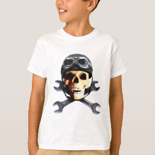 T-shirt Biker Skull B