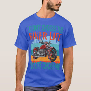 T-shirt Biker Vie Vélo Sport Vélo Rouge Moto Cadeau