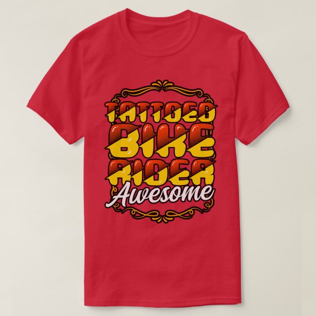 T-shirt Bikerider tatoué stupéfiant (Design devant)