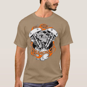 T-shirt Bikershirt - 1966 - 1984 Shovelhead