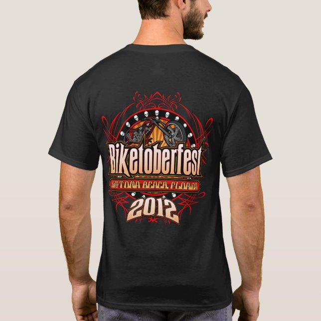 T-shirt Biketoberfest Daytona a 2012 (Dos)
