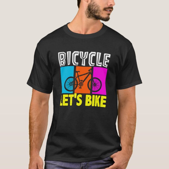 T-shirt Biking and Cycling  14 (Devant)